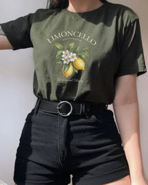 Camiseta Feminina 100% Algodão  Limoncello Verde