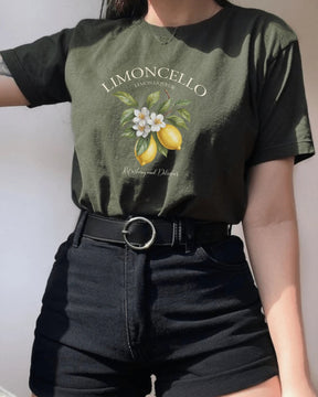 Camiseta Feminina 100% Algodão  Limoncello Verde