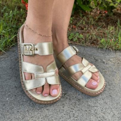 Papete Feminina birken com fivela