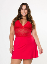 Camisola com Renda Delicada Maísa | Conforto e Elegância para suas Noites