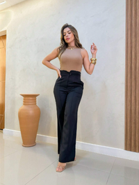 Calça Pantalona Social Elegante | Moda Sofisticada e Conforto para Todas as Ocasiões