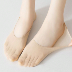 Kit 10 Pares Meias Sapatilha Soquete Invisível Com Silicone