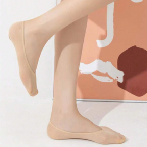 Kit 10 Pares Meias Sapatilha Soquete Invisível Com Silicone