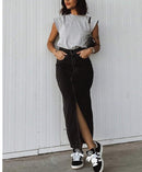 Blusa Feminina Regata Muscle T com Ombreira