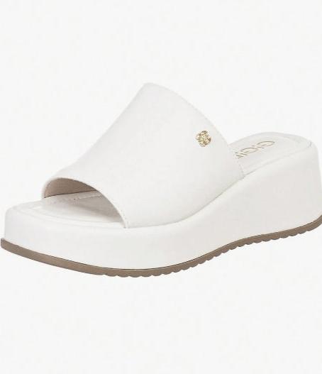 Tamanco Feminino Plataforma Sola Macia Anabela Flatform