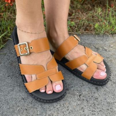 Papete Feminina birken com fivela