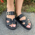 Papete Feminina birken com fivela