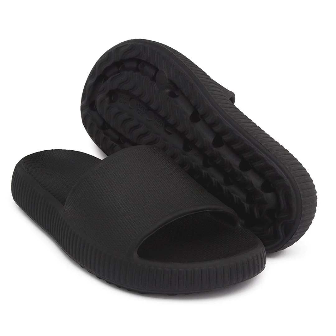 Chinelo Feminino Nuvem Slide Ultra Confortável Preto