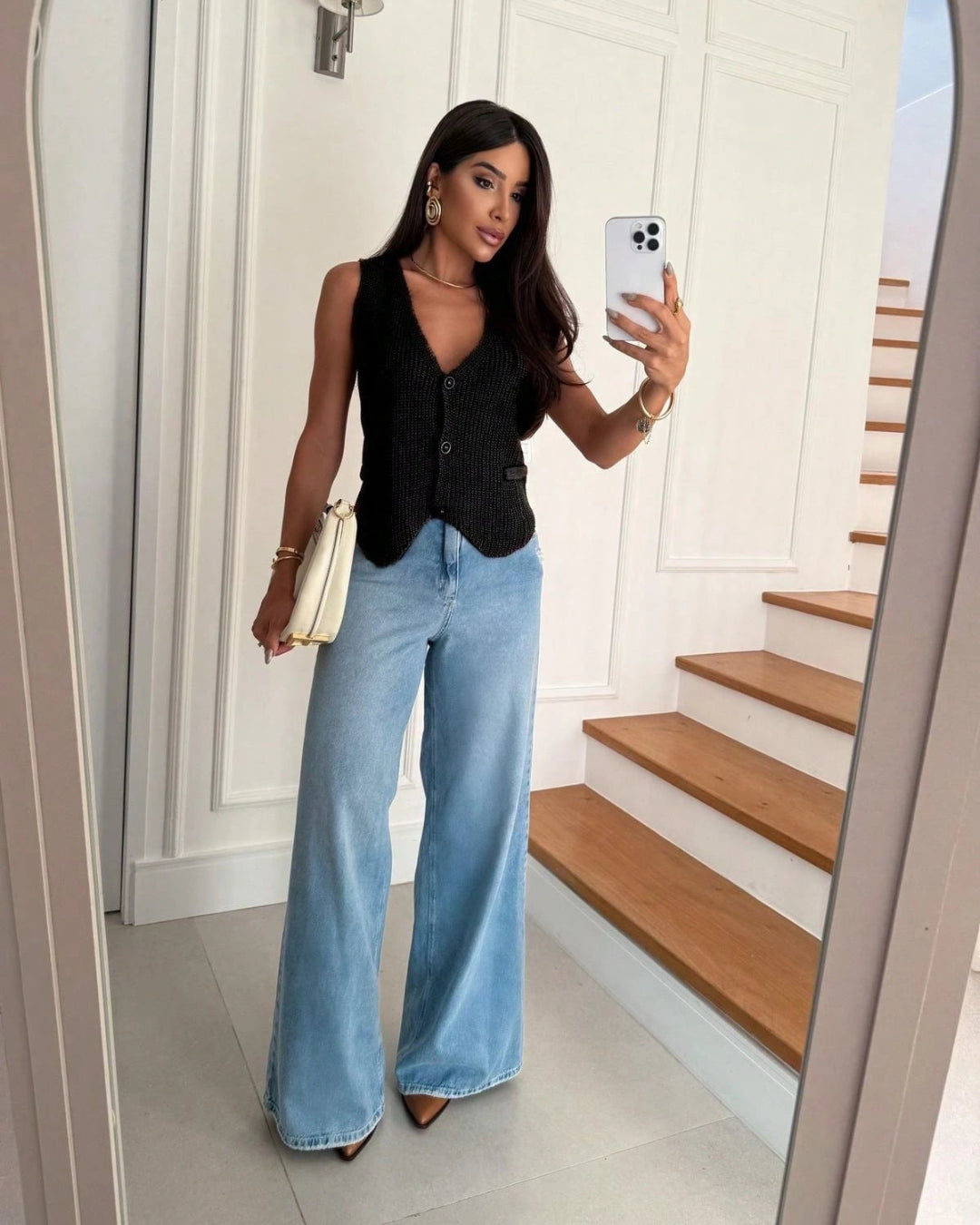 Colete Feminino Tricot Fang Elegante, image size:1080x1350