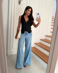 Colete Feminino Tricot Fang Elegante