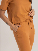 Conjunto Moletinho Calça Pantalona e Blusa Mullet - Aline