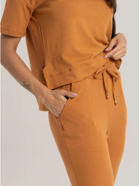 Conjunto Moletinho Calça Pantalona e Blusa Mullet - Aline