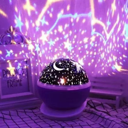 Luminária Projetor Estrela 360º Galaxy Abajur Star Master