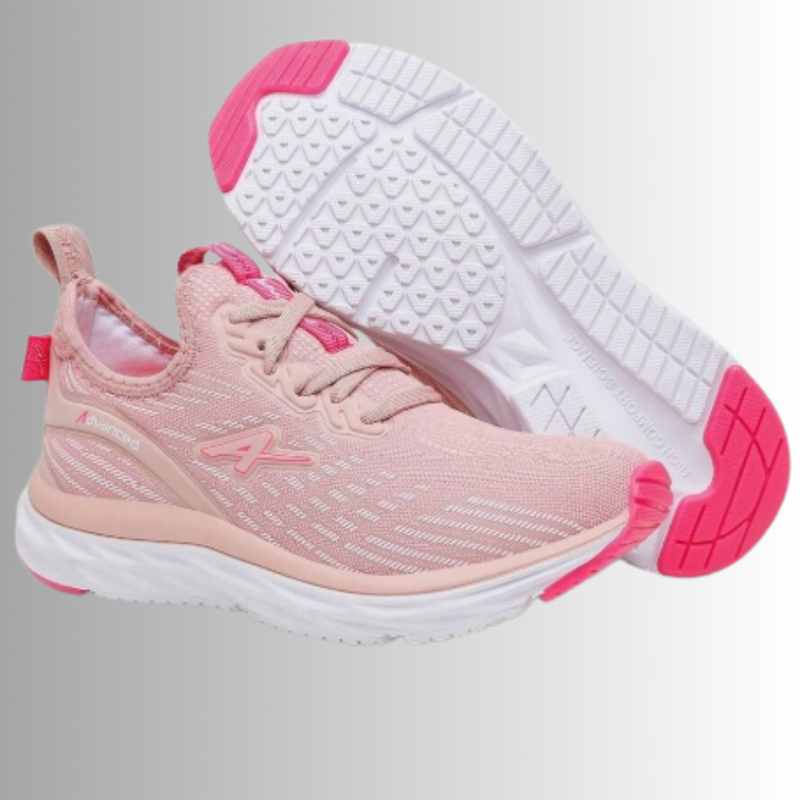 Tênis Feminino Anti Impacto Fitness Running Adventure - Leve e Macio