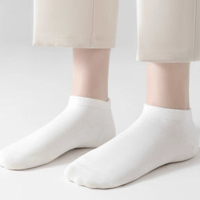 Kit 12 Pares Meias Feminina Cano Baixo Confortável Branco