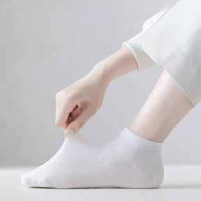 Kit 12 Pares Meias Feminina Cano Baixo Confortável Branco