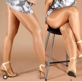 Meia-Calça Feminina Cetim Brilhante Efeito Anti Celulite 