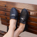Mocassim Feminino Vazado Sola Tratorada Baixa Casual Loafer Preto