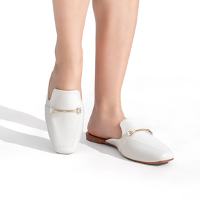 Mule Feminino Rasteira Bico Quadrado 