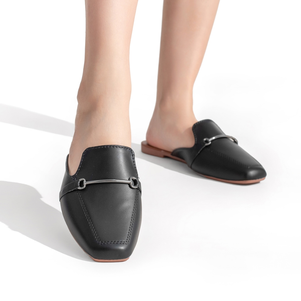 Mule Feminino Rasteira Bico Quadrado 
