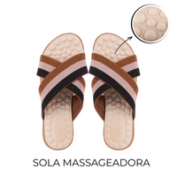Papete + Sandália Feminina Palmilha Massageadora - Kit Conforto Leve e Macio 