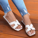 Rasteira Feminina Modelo H Casual Branca