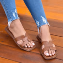Rasteira Feminina Modelo H Casual Marrom