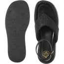 Sandália Feminina Flatform Modelo Amarração no Tornozelo Preta