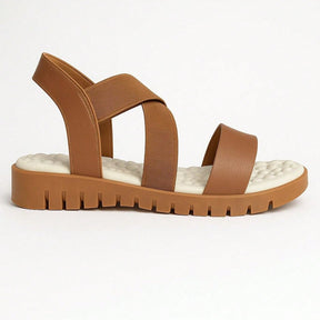 Sandália Feminina Papete Anatômica Massageadora Ultra Conforto Marrom