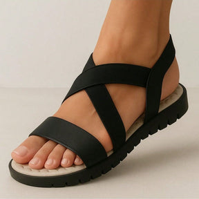 Sandália Feminina Papete Anatômica Massageadora Ultra Conforto Preta