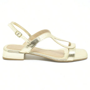 Sandália Feminina Salto Bloco Baixo Casual Confortável