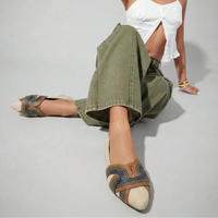 Sapatilha Feminina Bico Fino Juta Color