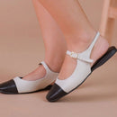 Sapatilha Feminina Mary Jane Bico Quadrado Boneca Off White