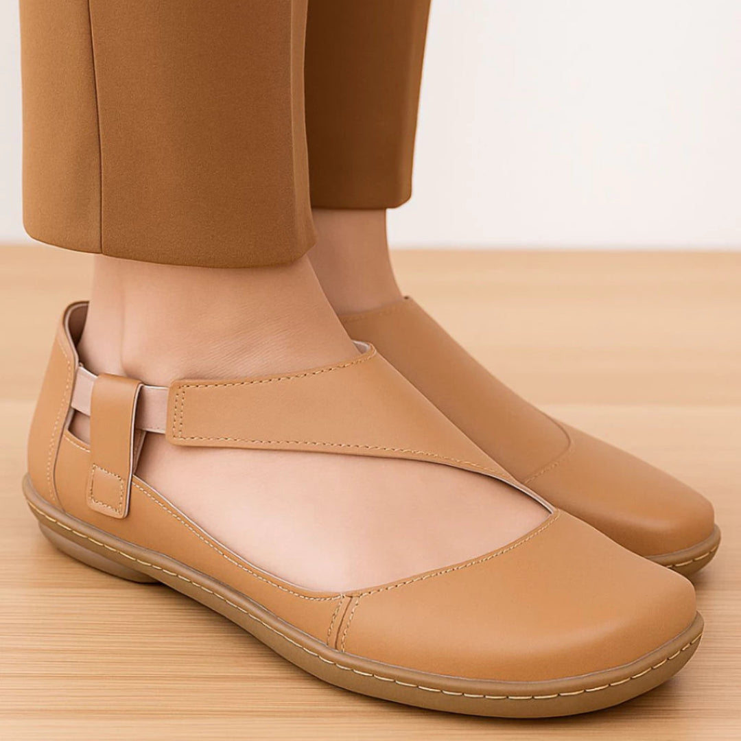 Sapatilha Feminina Retro Boneca Casual Confort Caramelo