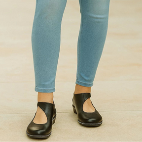 Sapatilha Feminina Retro Boneca Casual Confort Preta