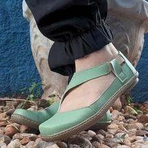 Sapatilha Feminina Retro Boneca Casual Confort Verde