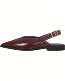 Sapatilha_Feminina_Slingback_Bico_Fino_Rasteira_Recorte_V_Fivela_Lateral_Elegante_Marsala