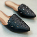 Sapatilha Mule Feminina Bico Fino com Spyke