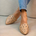Sapatilha Mule Feminina Bico Fino com Spyke