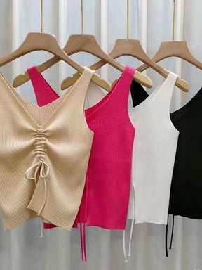 Top feminino com Amarração Frontal
