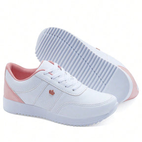 Tênis Feminino Casual Conforf - Numeração especial do 33 ao 41 Branco