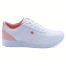 Tênis Feminino Casual Conforf - Numeração especial do 33 ao 41 Branco