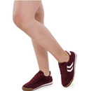Tenis Feminino Casual Retro Solado Macio e Confortavel Marsala