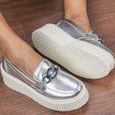 Tênis Slip On Mocassim Feminino com Sola Alta – Estilo e Sofisticação no Dia a Dia