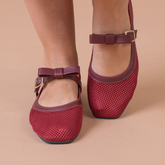Sapatilha Tela Feminina Elegante Laço Confortável Telinha Transparência Conforto e Estilo para Dia a Dia
