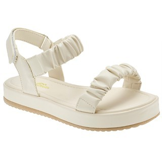 Papete Feminina Plataforma Anabela com Fechamento em Velcro