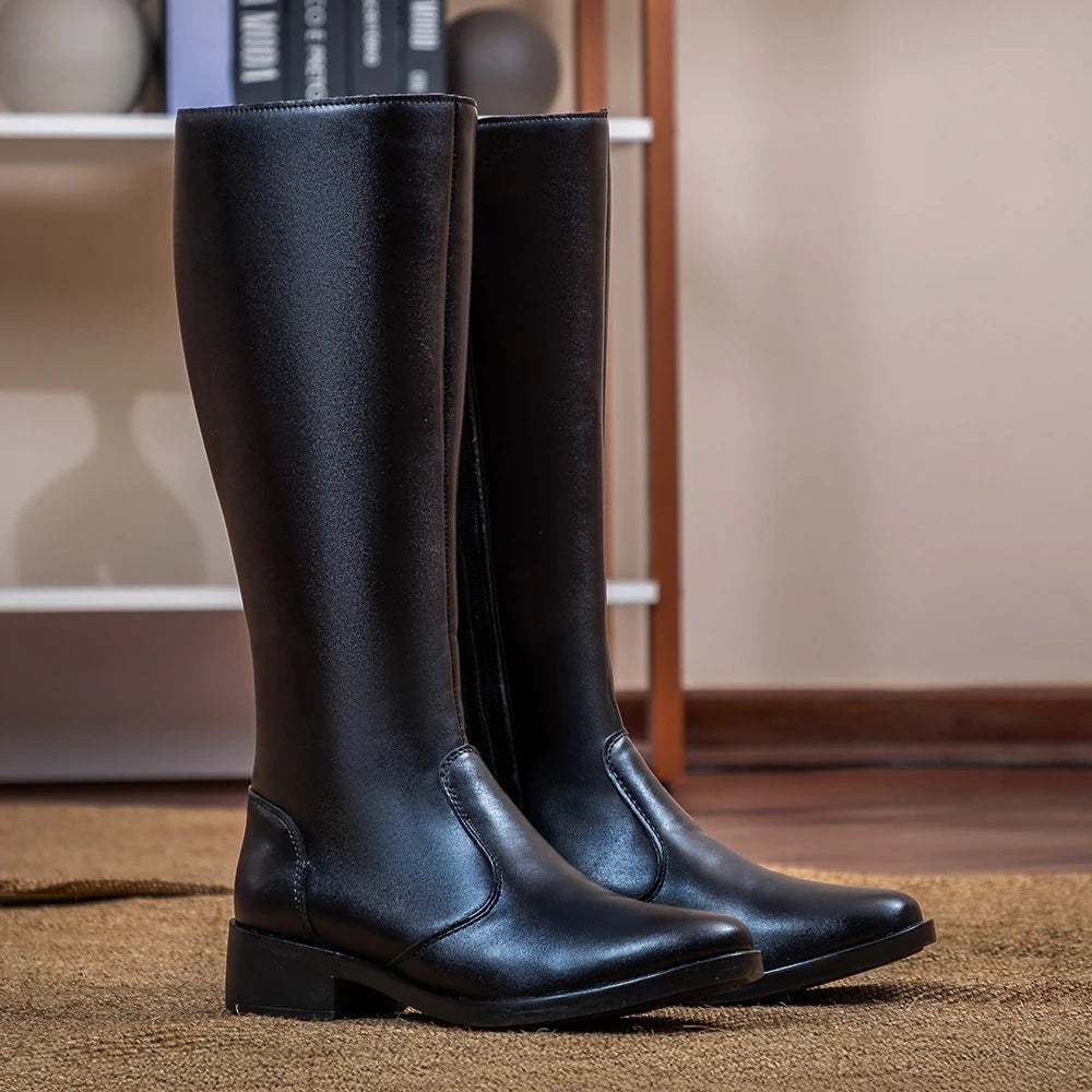 Bota Feminina Montaria Cano Alto | Confortável e Estilosa para o Inverno