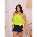 Blusa Frente Única 3 Babados
